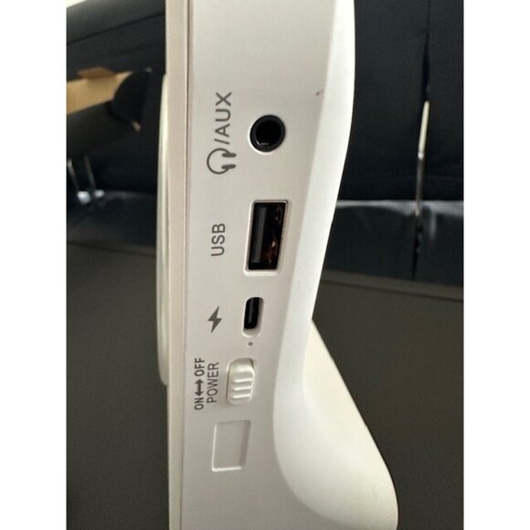 Gueray Portable Desktop FM Radio CD Music Player Remote Speakers KC-806 White - Picture 7 of 10